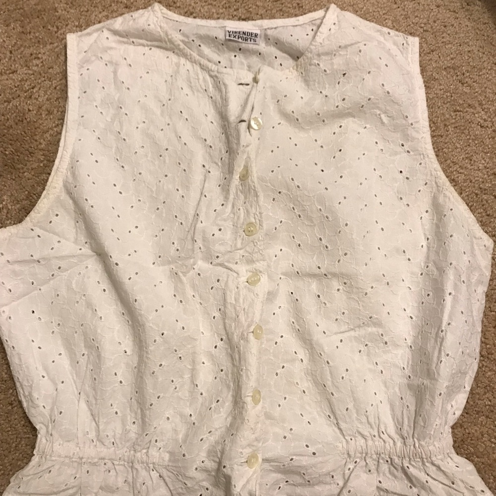 Vintage white top